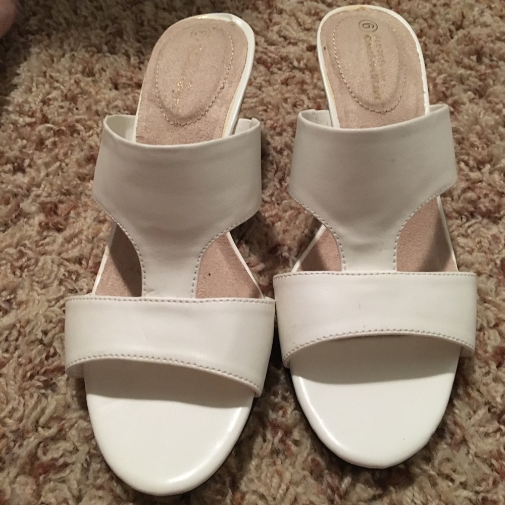 George slip on heels